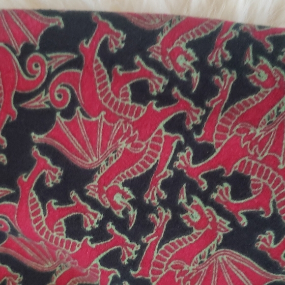 LLR Dragon - Griffin - one size leggings - black - red - Picture 3 of 4